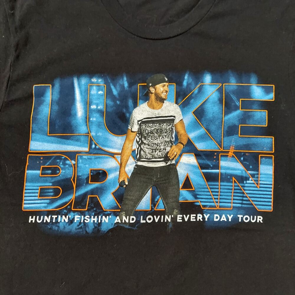 Luke Bryan Shirt Mens Large Country Music Tour Tee Short Sleeve